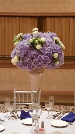 Hydrangea and Spray roses Up High! 20160521_132740.jpg